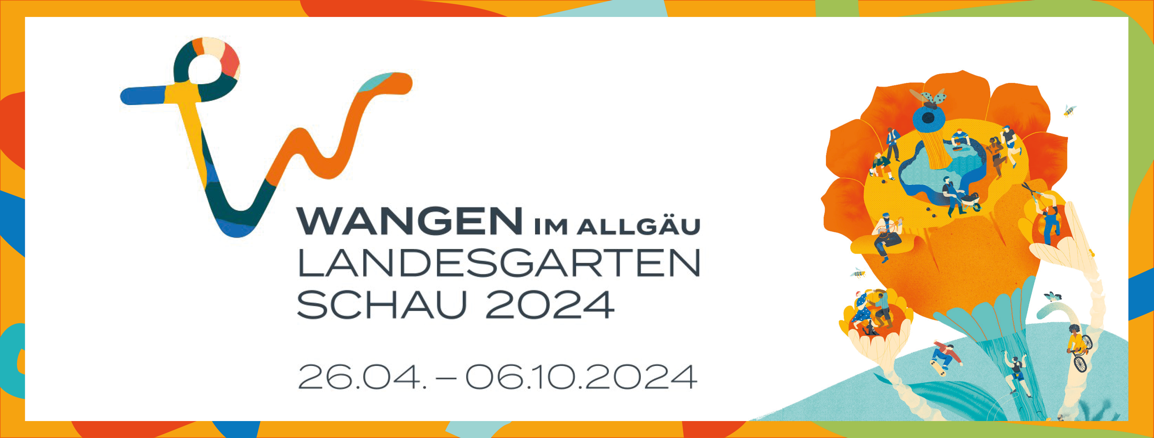 Symbolbild - Logo Landesgartenschau Wangen 2024